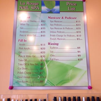 La Rouge Nails - Price list - Nail Salons Near Me - Essex, Maryland La Rouge Nails - Price list - Nail Salons Near Me - Essex, Maryland