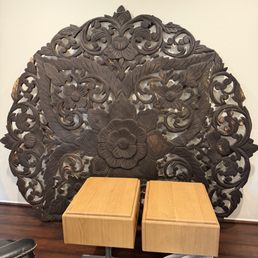 Oversized wooden mandala Oversized wooden mandala