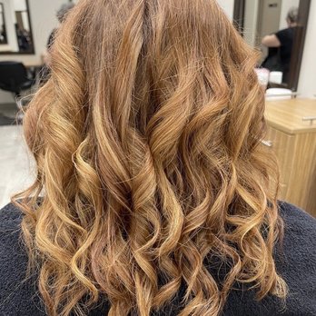 Crew Cuts Hair Salon - Blonde highlights dyed bright orange hair - Hair Salons Near Me - Seattle, Washington Crew Cuts Hair Salon - Blonde highlights dyed bright orange hair - Hair Salons Near Me - Seattle, Washington