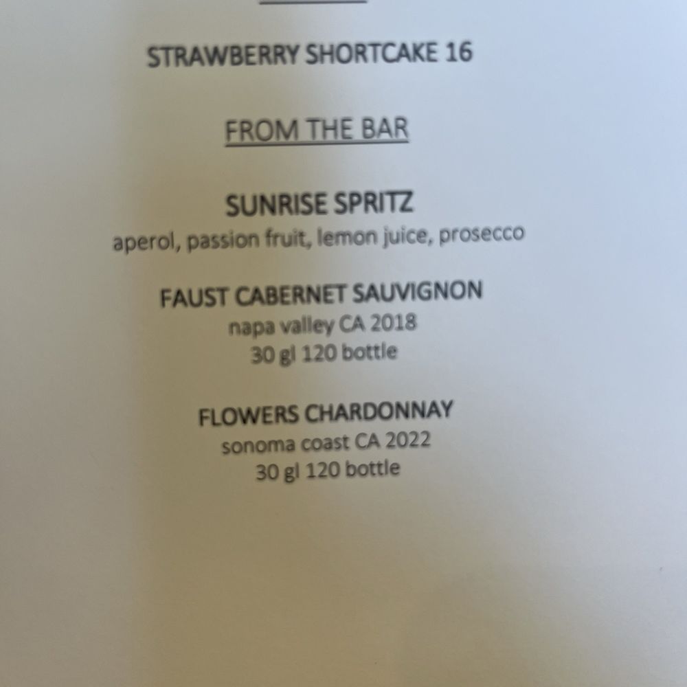 BG Restaurant - Menu - New American Near Me - New York, New York