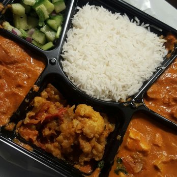 India's Taste - Lunch take out tray. $12.42 comes with Naan. - Indian Near Me - Markham, Ontario