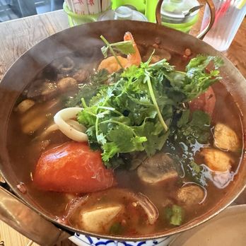 Chiang Rai - Tom yum soup with seafood - Thai Near Me - Tustin, California