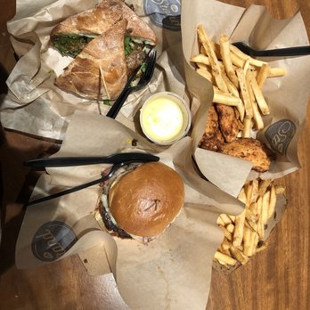 The Stand - American Classics Redefined - Fries, chicken breast, pastrami burger, & chimny sandwich - New American Near Me - Pasadena, California