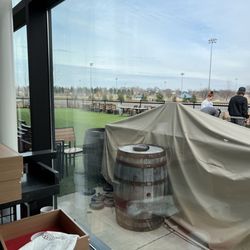 3rd Act Craft Brewery - Outdoor green patio space