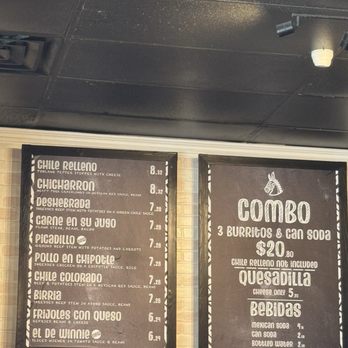 Los De Juarez Burritos - Menu + prices. $20.80 combo AMAZING value - Mexican Near Me - Anaheim, California