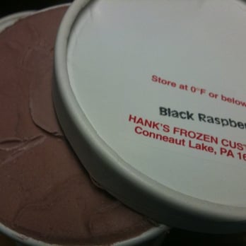 Hanks Frozen Custard - Black Raspberry Frozen Custard - Ice Cream & Frozen Yogurt Near Me - Meadville, Pennsylvania Hanks Frozen Custard - Black Raspberry Frozen Custard - Ice Cream & Frozen Yogurt Near Me - Meadville, Pennsylvania