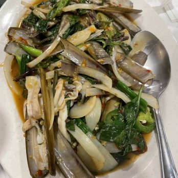 Pho Ba 9 - Razor clams with basil - Vietnamese Near Me - San Antonio, Texas