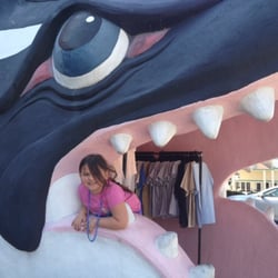 Big Willys Swimsuits - My daughter in big Willys mouth.