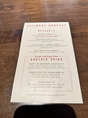 Culinary Dropout by null