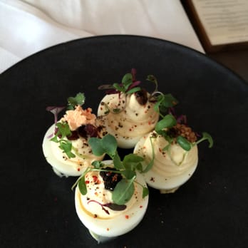 Zero Restaurant + Bar - Deviled Eggs - New American Near Me - Charleston, South Carolina Zero Restaurant + Bar - Deviled Eggs - New American Near Me - Charleston, South Carolina