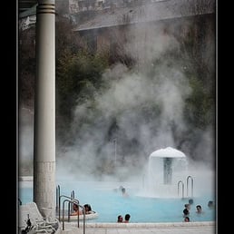 outdoor hot springs pools in winter