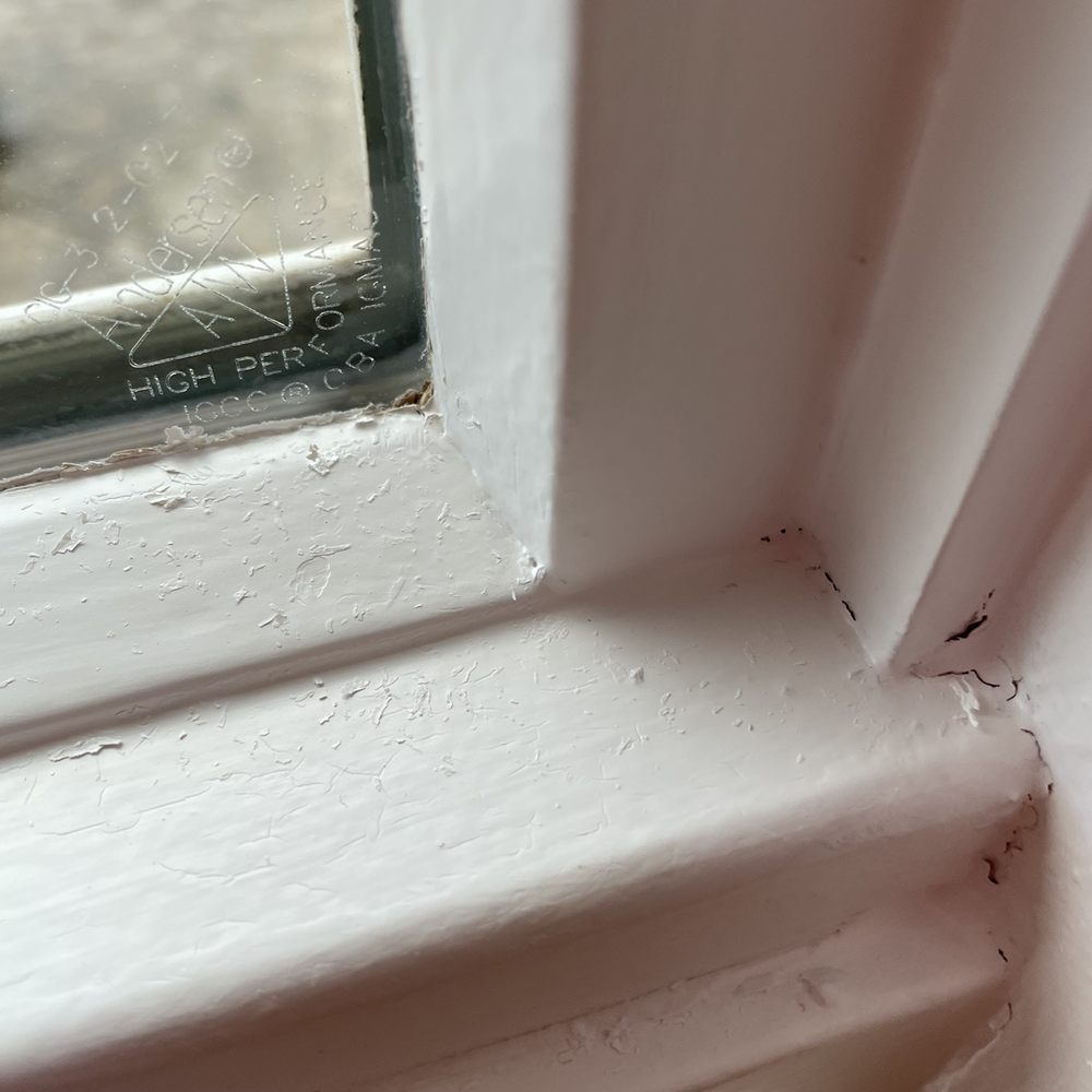 Harber Drywall & Coatings - Results of no prep before painting - Painters Near Me Harber Drywall & Coatings - Results of no prep before painting - Painters Near Me