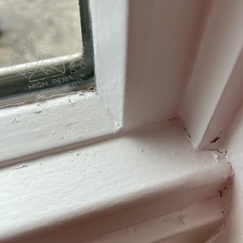 Harber Drywall & Coatings - Results of no prep before painting - Painters Near Me Harber Drywall & Coatings - Results of no prep before painting - Painters Near Me