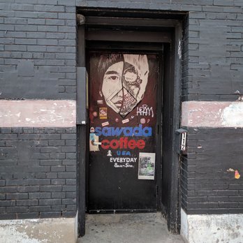 Sawada Coffee - Camoflauged front door - Coffee & Tea Near Me - Chicago, Illinois Sawada Coffee - Camoflauged front door - Coffee & Tea Near Me - Chicago, Illinois