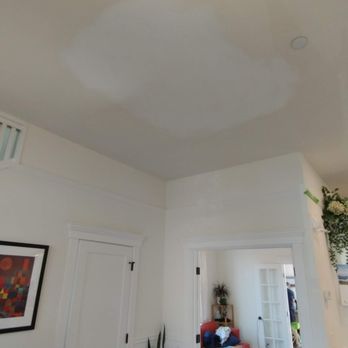 Co-Op Handyman - Here's the final and complete result of our Ceiling Water Damage Drywall Patch and Repair. - Handyman Near Me Co-Op Handyman - Here's the final and complete result of our Ceiling Water Damage Drywall Patch and Repair. - Handyman Near Me