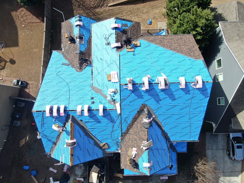 Slide of Precision Roofing