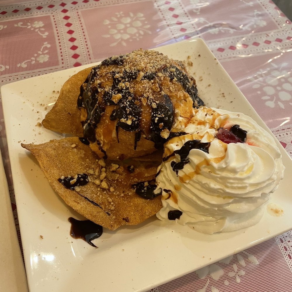 Francisco's Mexican Grill - Fried Ice cream  (best we've ever had) - Mexican Near Me - Farmington, Utah