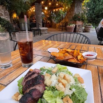Tarpy's - Caesar salad with steak and steak fries - New American Near Me - Monterey, California Tarpy's - Caesar salad with steak and steak fries - New American Near Me - Monterey, California