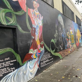 Nuestras Raices - Our Divine Lineage - Credits at bottom - Public Art Near Me - Oakland, California Nuestras Raices - Our Divine Lineage - Credits at bottom - Public Art Near Me - Oakland, California
