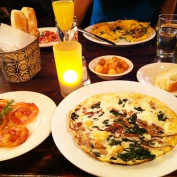 Uva - Blanca frittata, pancetta side, and royal priest cocktail for brunch special! - Italian Near Me - New York, New York