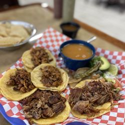 Taqueria Datapoint - Mini Tacos al Pastor and Carnita
