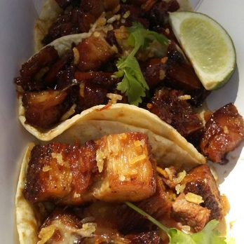 Rolling Fusion - Crispy pork belly tacos - Food Trucks Near Me - Las Vegas, Nevada