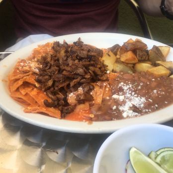 Los Robles Cafe - Chillaquilles with al pastor - Mexican Near Me - Paso Robles, California