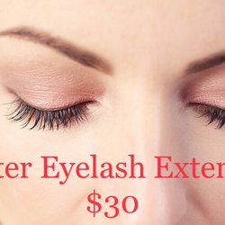 We do cluster eyelash extensions for $30