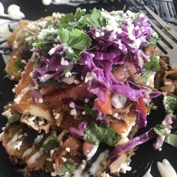 Tacos & Tattoos - Patacon con carnitas and queso frito - Mexican Near Me - Miami, Florida Tacos & Tattoos - Patacon con carnitas and queso frito - Mexican Near Me - Miami, Florida