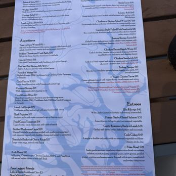 Capsize OXMD - Menu - Bars Near Me - Oxford, Maryland