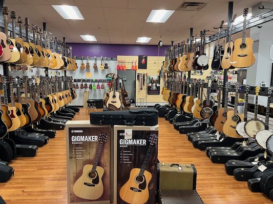 Music Go Around - Music Go Round prides itself on the quality of used products we offer. All of our products have been tested and re-tested before selling to ensure they’re in great working condition. Visit any of our Music Go Round store locations and see for yourself how easy it is to find great value by buying modern or vintage musical instruments from us!
We also stock a broad assortment of the most popular new accessories at the best prices. Not only will you save by buying quality, used gear from our stores, but we can supply you with your everyday accessory needs as well.