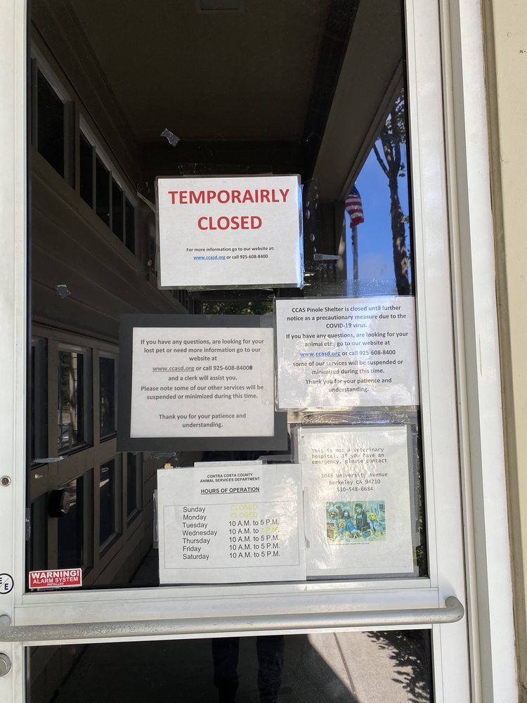 CONTRA COSTA COUNTY ANIMAL SERVICES DEPT PINOLE SHELTER Updated May