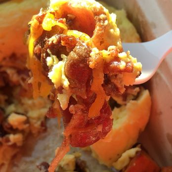 Fred's Coffee Shop - All the bacon and cheese in the omelette- yummy - Coffee & Tea Near Me - Sausalito, California