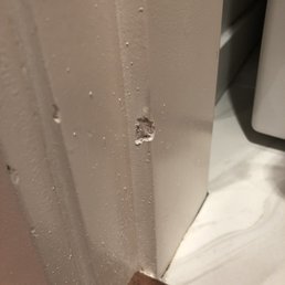 The damaged caused by the technician.