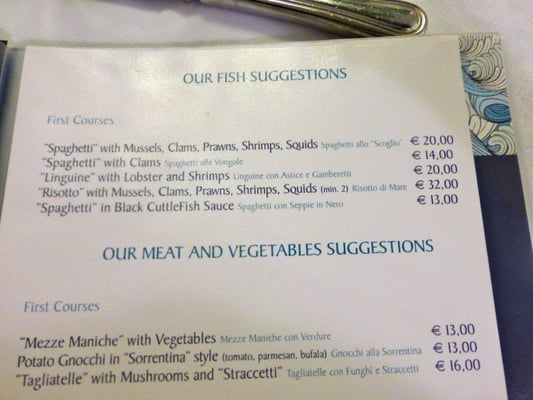 Menu photo 1 Al Fontego Venezia, VE