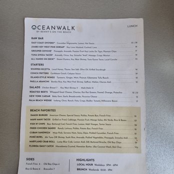 Oceanwalk - Seafood Near Me - Lake Worth Beach, Florida Oceanwalk - Seafood Near Me - Lake Worth Beach, Florida