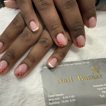 Nail Bazaar - nail designs heart valentines - Nail Salons Near Me - Hewlett, New York Nail Bazaar - nail designs heart valentines - Nail Salons Near Me - Hewlett, New York