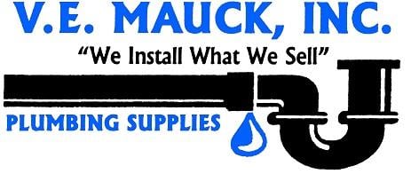 V E Mauck Plumbing Logo