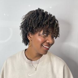 Gilded Fox - Curly Cut Experience and Curlayage hand painted highlights by Andrea