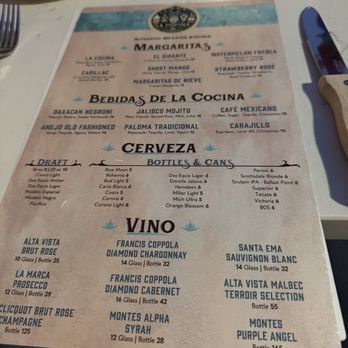 La Cocina - Authentic Mexican Kitchen - Their menu - Mexican Near Me - Scottsdale, Arizona