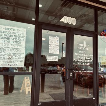 Taqueria Krystal - Entrance - Tacos Near Me - Pflugerville, Texas