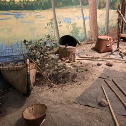 George W Brown Jr Ojibwe Museum & Cultural Center - Life size diorama at the museum.