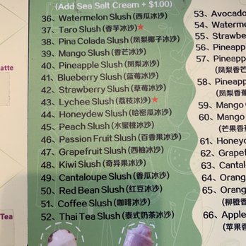 Tea Way Plus - Menu - Bubble Tea Near Me - Las Vegas, Nevada