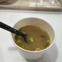 Miso soup.
