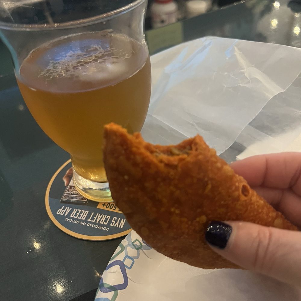 Apex Brewery - Empanadas from the food truck. - Breweries Near Me - Monroe, New York