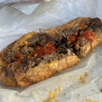 Radfish - Hot PhillyCheeseSteak Sandwich - Food Trucks Near Me - Austin, Texas