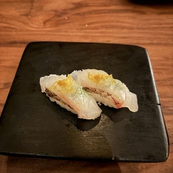 Uchiko Austin - madai nigiri - Sushi Bars Near Me - Austin, Texas Uchiko Austin - madai nigiri - Sushi Bars Near Me - Austin, Texas