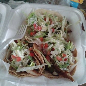 Mexico City Restaurant - Fish (tilapia) tacos. I added extra lettace and pico de gallo to it - Mexican Near Me - Jeffersonville, Indiana Mexico City Restaurant - Fish (tilapia) tacos. I added extra lettace and pico de gallo to it - Mexican Near Me - Jeffersonville, Indiana