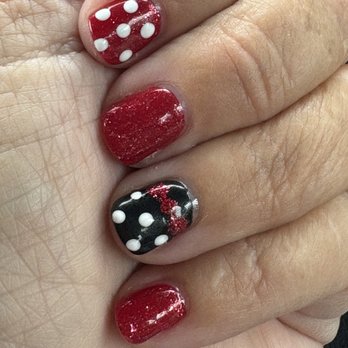 Infinity Nail Spa - Minnie Mouse-ready for Disney - Nail Salons Near Me - Turlock, California