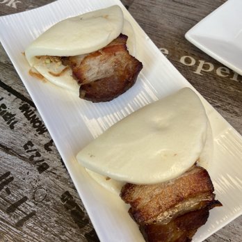 OG Dumpling House - A1. Pork Belly Buns - Dim Sum Near Me - Rochester, New York OG Dumpling House - A1. Pork Belly Buns - Dim Sum Near Me - Rochester, New York